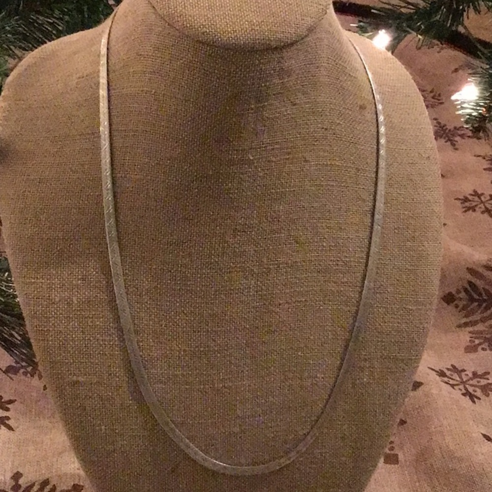 Sterling silver 925 Italian vintage necklace chain jewelry 30”